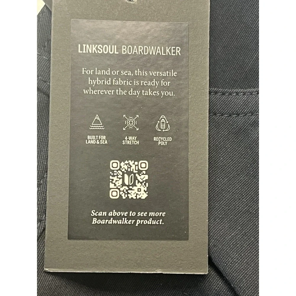 Linksoul Pants Mens 31x30 Boardwalker Navy Blue Golf Stretch Performance NWT